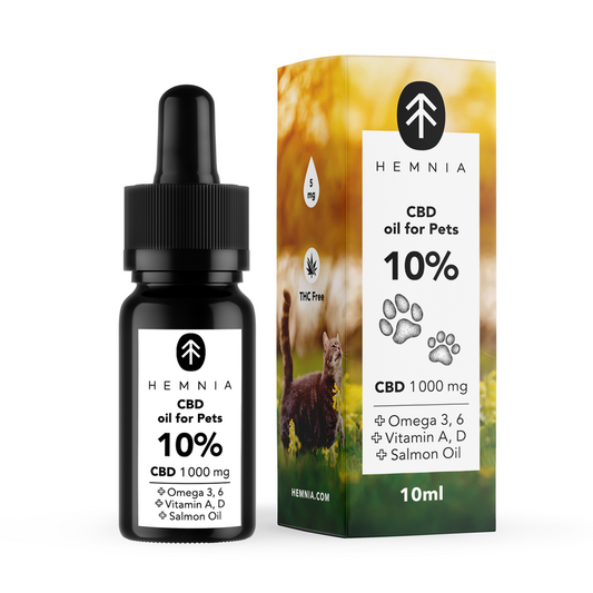 Hemnia - CBD Lachsöl für Tiere (5% und 10%)