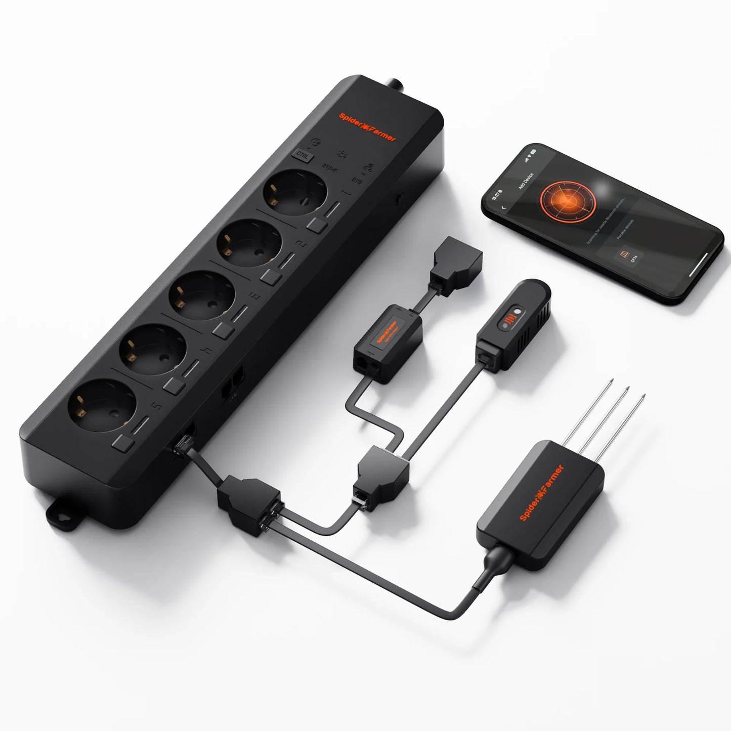 Spider Farmer ® Genius Grow System AC5 Steckdosenleisten-Kit