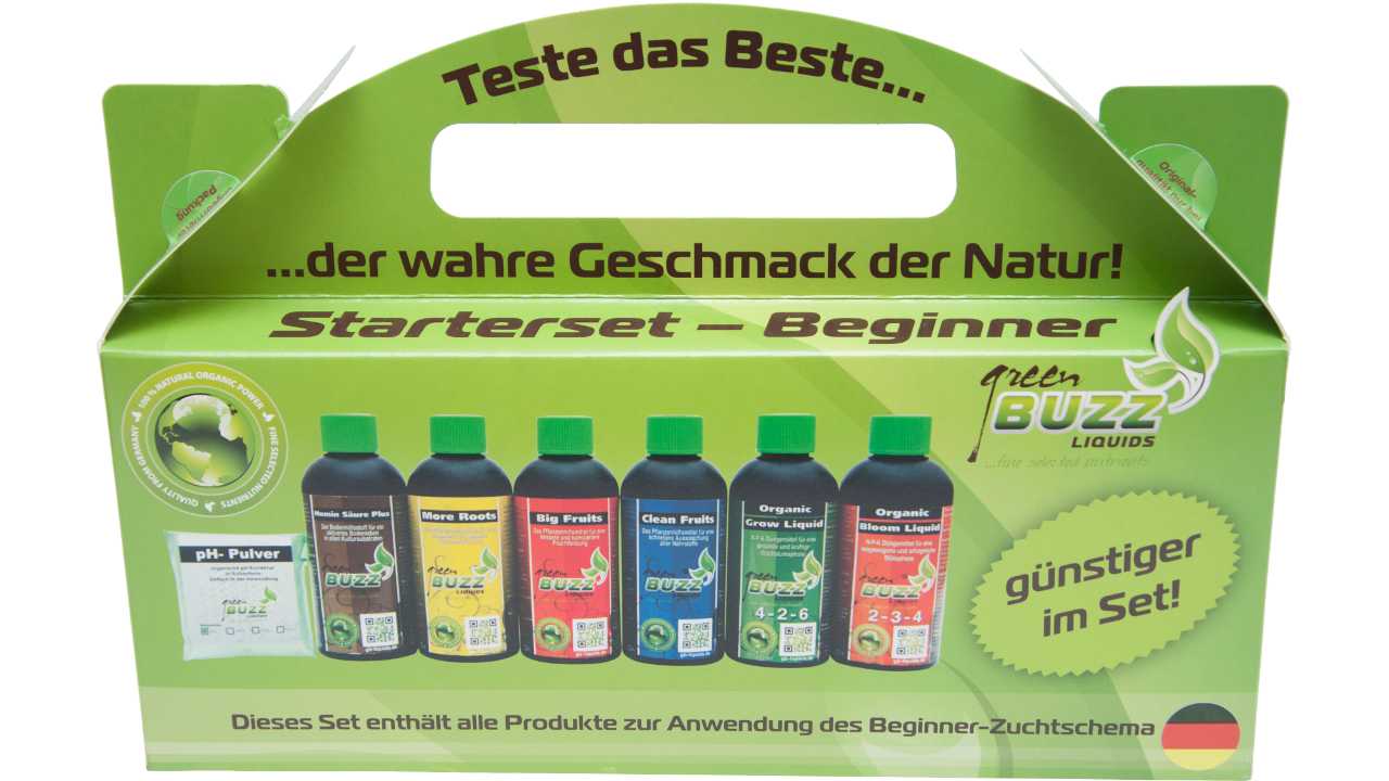 Green Buzz Nutrients - Starterset – Beginner