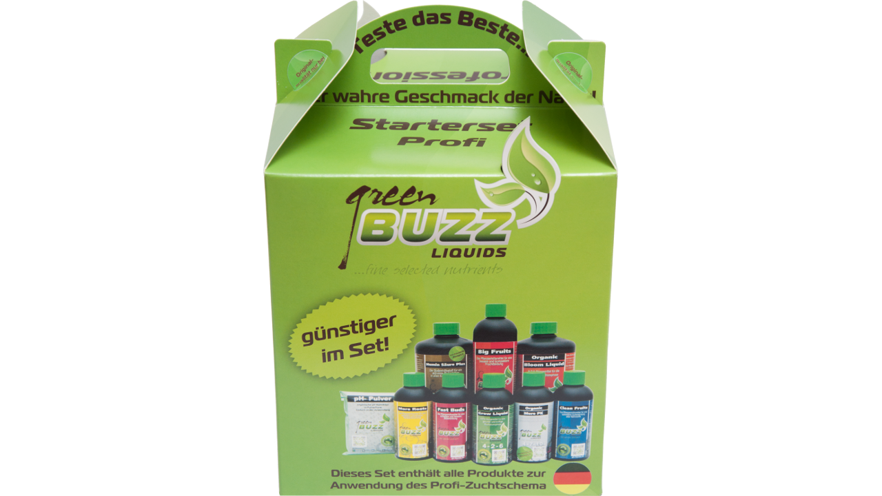 Green Buzz Nutrients - Starterset - Professional
