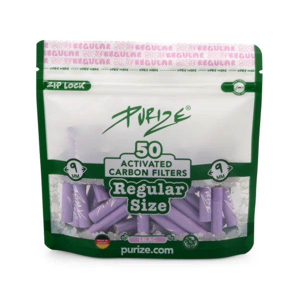 PURIZE® - Aktivkohlefilter Regular Size - 50er Pack
