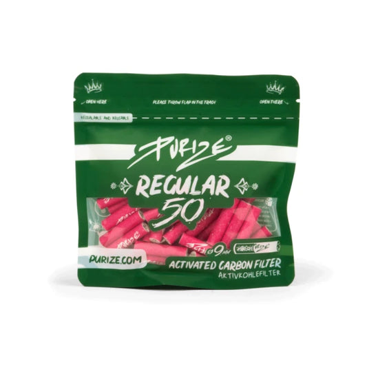 PURIZE® - Aktivkohlefilter Regular Size - 50er Pack