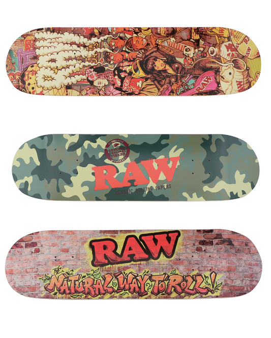 RAW® SKATE DECK ( MIXED STYLES )