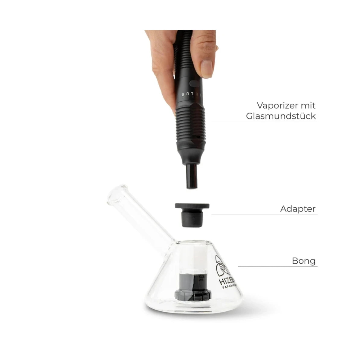 Hizen - Vaporizer Bong (18,8 mm)